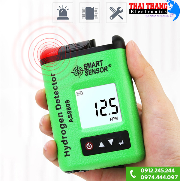 Máy đo nồng độ khí H2 trong không khí AS8809
