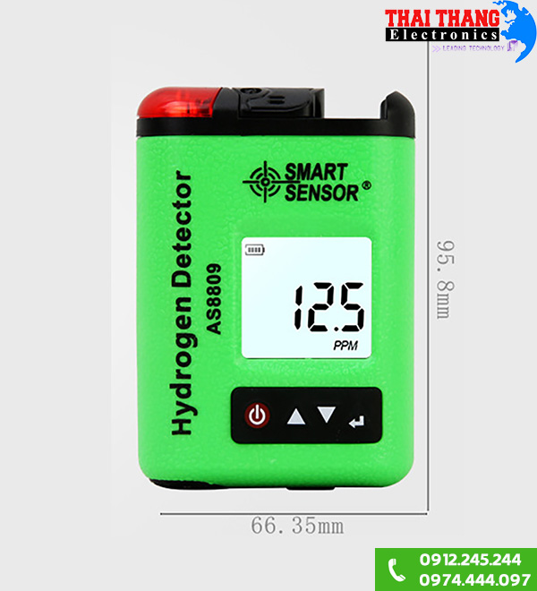 Máy đo nồng độ khí H2 trong không khí AS8809