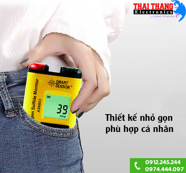 Máy đo nồng độ khí H2S AS8803