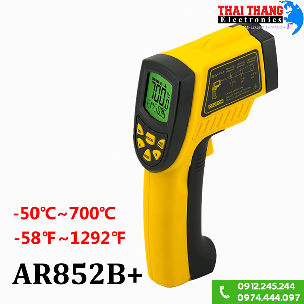 Súng đo nhiệt độ bằng hồng ngoại AR852B+