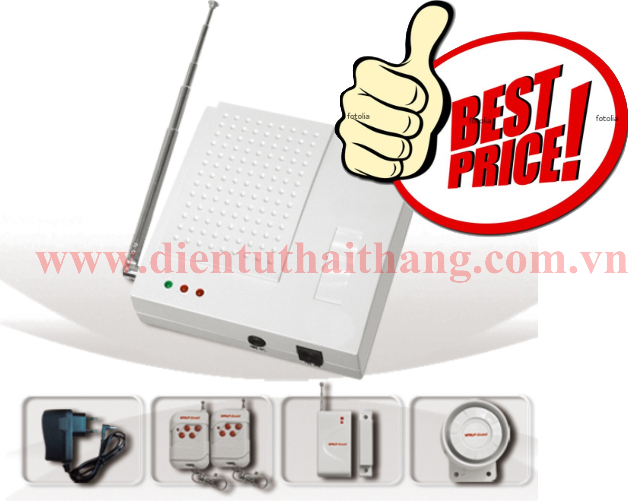 Trung tâm báo động không dây và có dây WSYL007JX